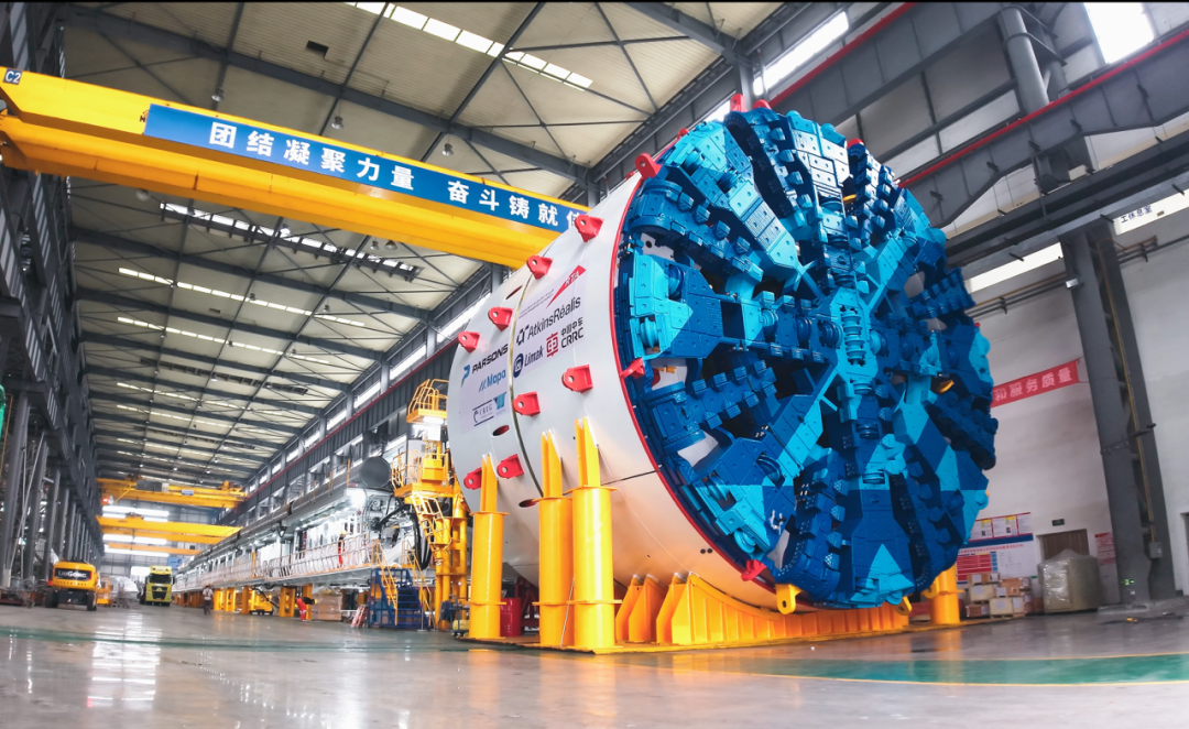 “中铁1553号”土压平衡盾构机顺利下线 将应用于迪拜地铁蓝线(图4) 图片