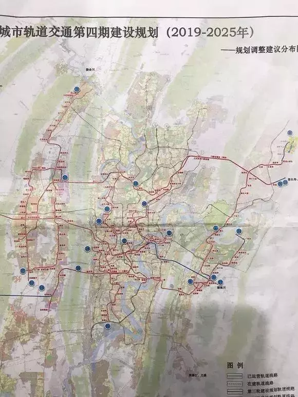 重庆市轨道交通第四轮建设规划所有站点完整版最新公布(图4)