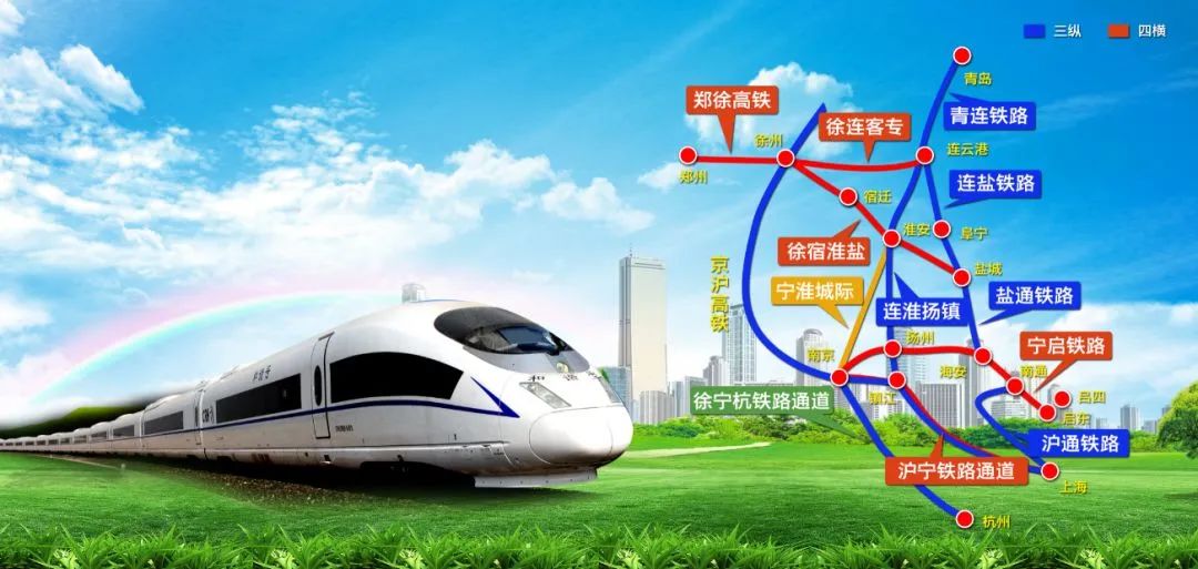 “轨道上的江苏”再提速！江苏2020年底将基本建成“三纵四横”高铁网(图6)