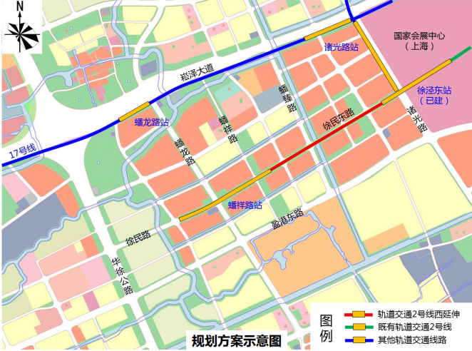 410亿！上海青浦将建综合交通枢纽，2号、13号、17号线西延伸段，年内开建(图3)