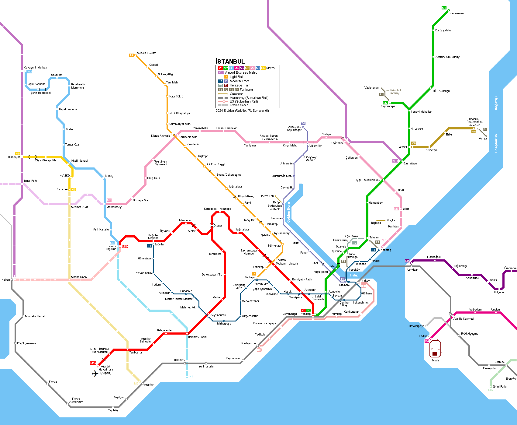 地铁新线丨2024年1月29日 --伊斯坦布尔-- M11 Kagithane – Gayrettepe (3.5 公里)(图1)