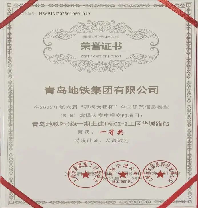 Subway construction can be "holographic projection"! Qingdao Metro Line 9 won the national award (Picture 2)