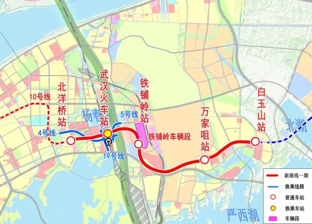 地铁新港线首台盾构机掘进完成，武汉火车站地铁线路将增至4条(图2)