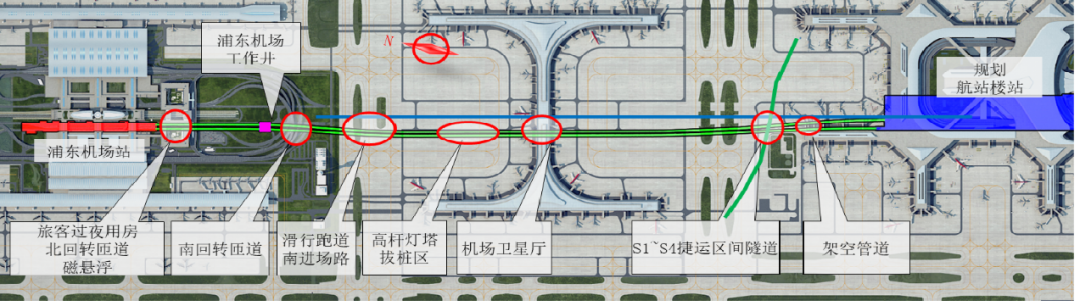 V-shaped! 1,900 meters at a depth of 51 meters! The airport liaison line project has made another breakthrough! (Fig. 3)