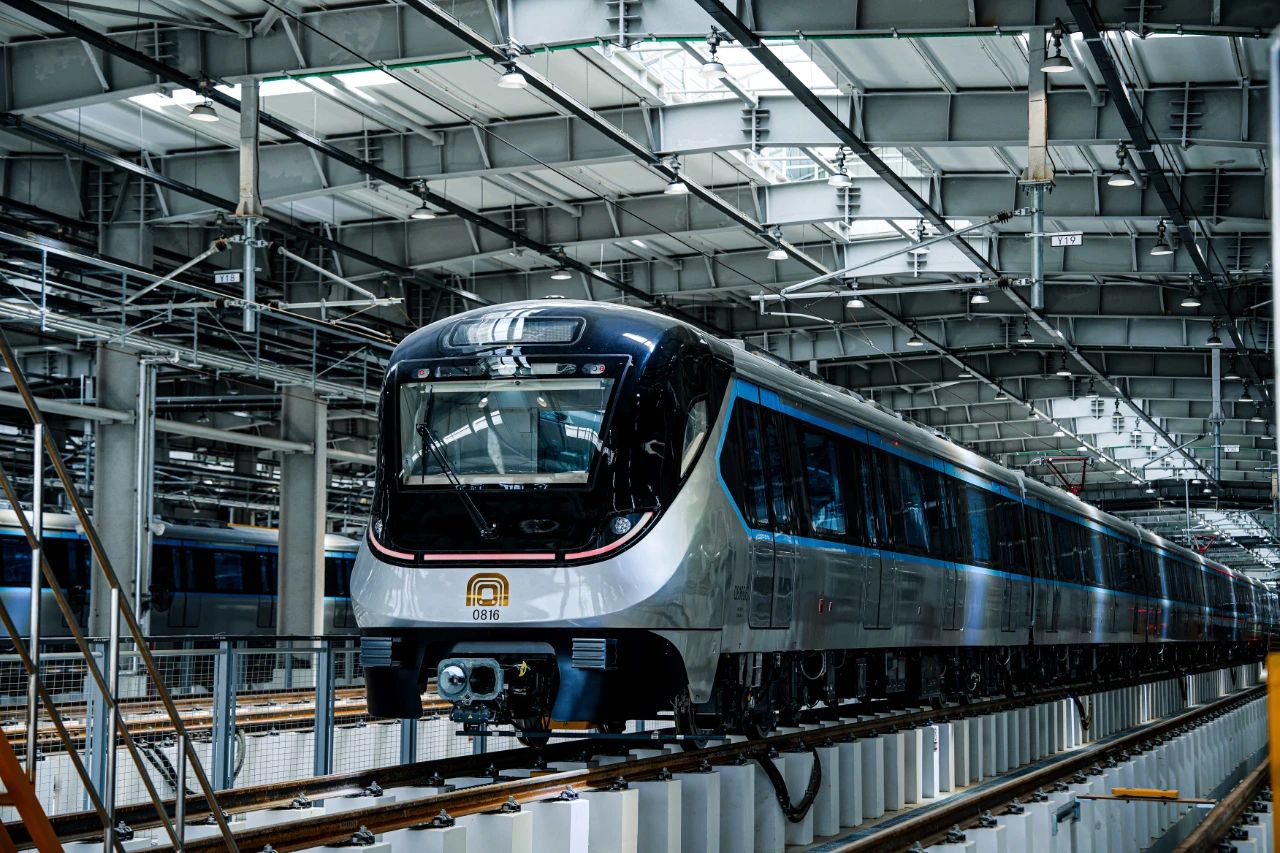 Hefei Rail Line 8 started no-load trial operation yesterday (Figure 1)