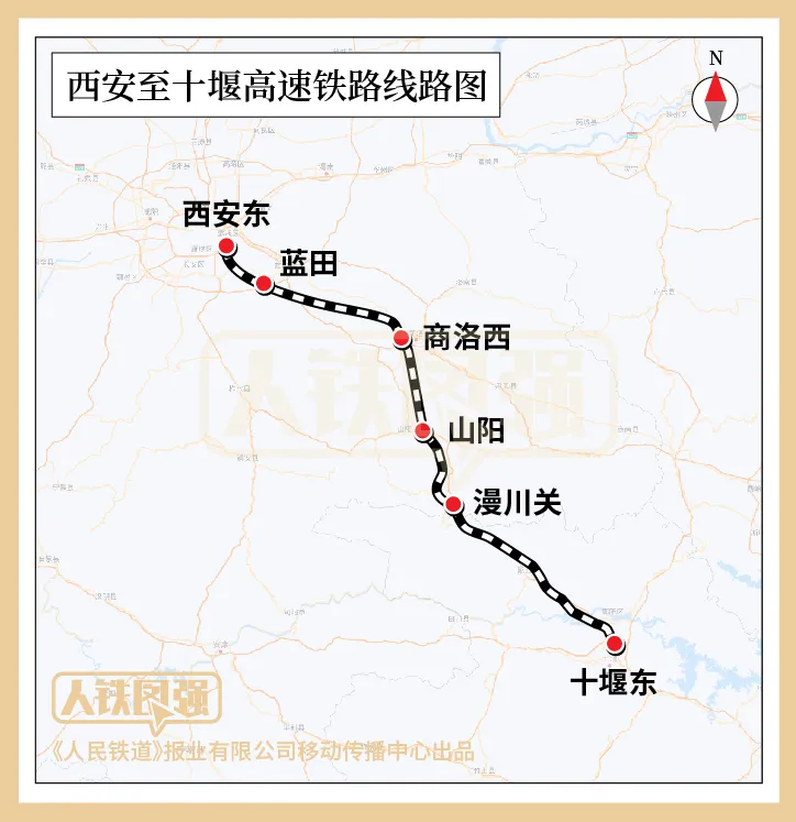 至十堰高速鐵路商洛西站和西安至安康高速鐵路鎮安西站正式開工建設(圖1)