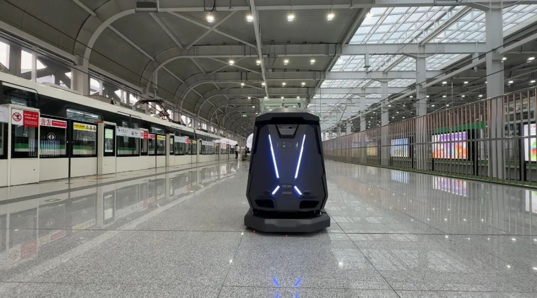 Xi'an Metro unmanned line opened! The intelligent cleaning robot was officially "put on duty" (Figure 1)