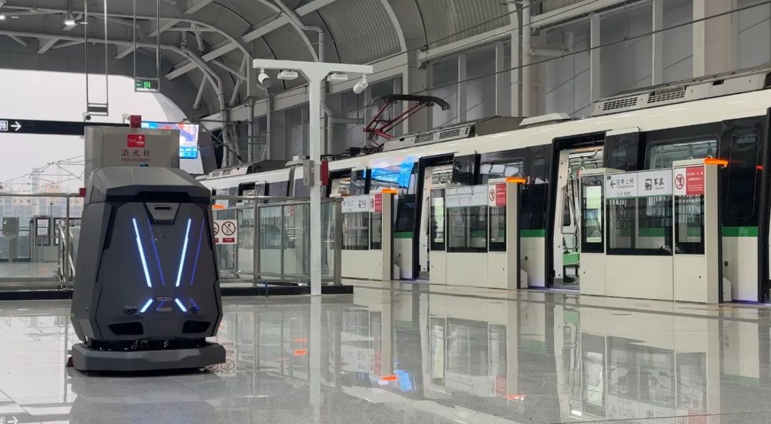 Xi'an Metro unmanned line opened! The intelligent cleaning robot was officially "put on duty" (Figure 2)