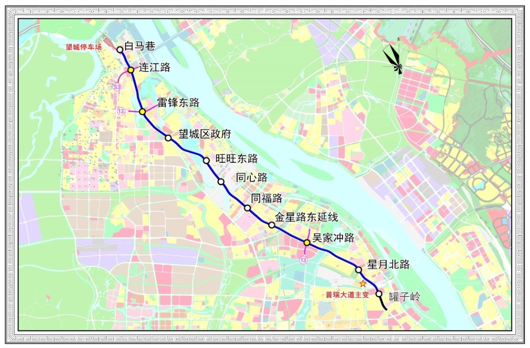 长沙地铁4号线北延工程今日开工(图2)